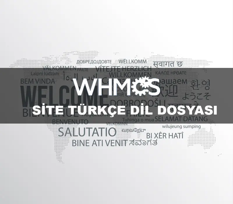 WHMCS Site Türkçe Dil Dosyası